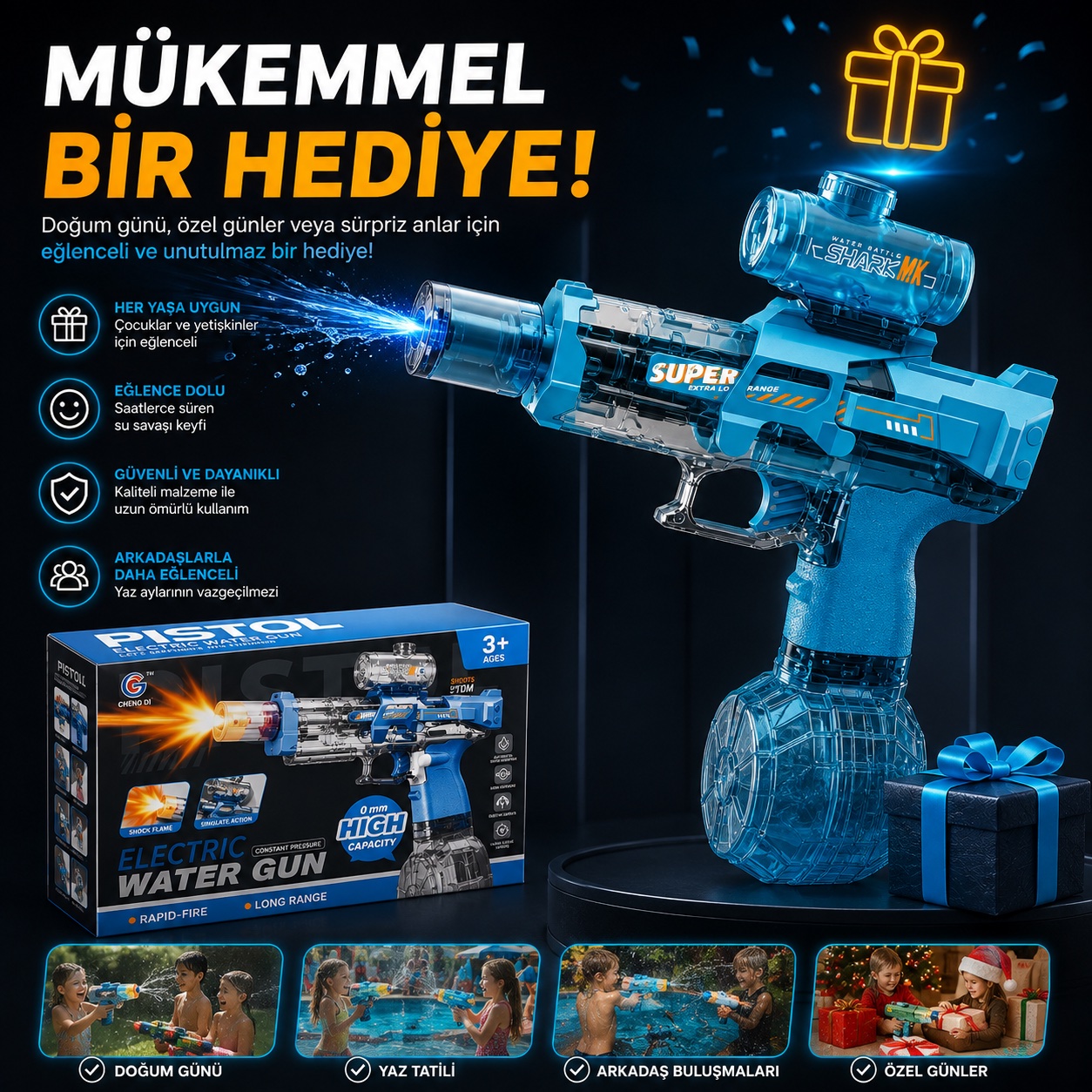 Şarjlı Su Tabancası Ana Görsel
